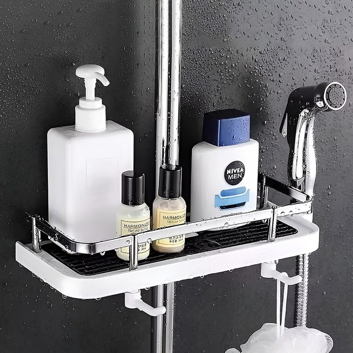 집똑똑이 간단설치 공간활용 샤워기 욕실 선반