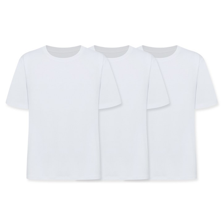 발렌티노크리스티 1+1+1 [빅사이즈 포함] 천연원단 남성 이너 반팔티셔츠 기능성스판 땀흡수