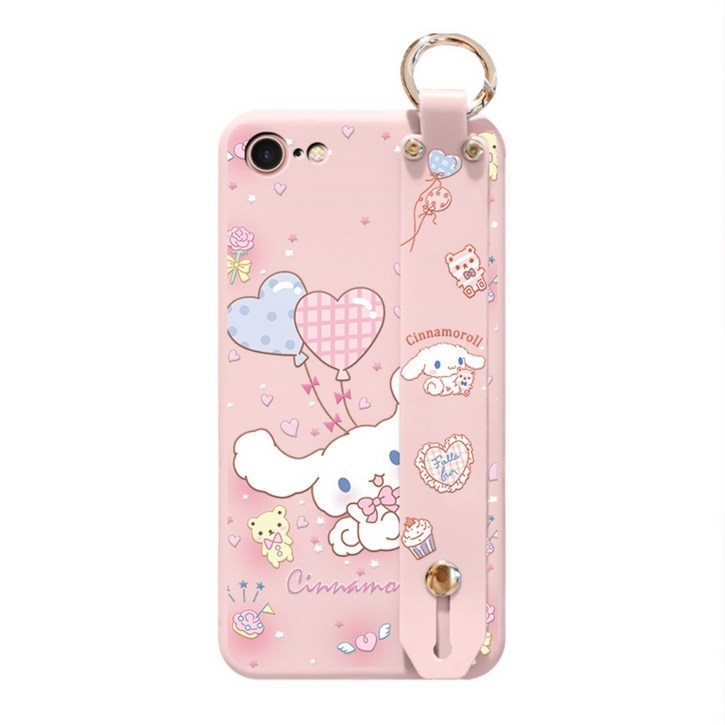 아이폰 12미니 mini 케이스 분홍색 피규어 목걸이 손목 어깨끈