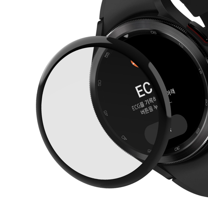아야 갤럭시워치4 클래식 호환 40mm 42mm 44mm 46mm 슬림핏 풀커버 액정 보호필름, 1개