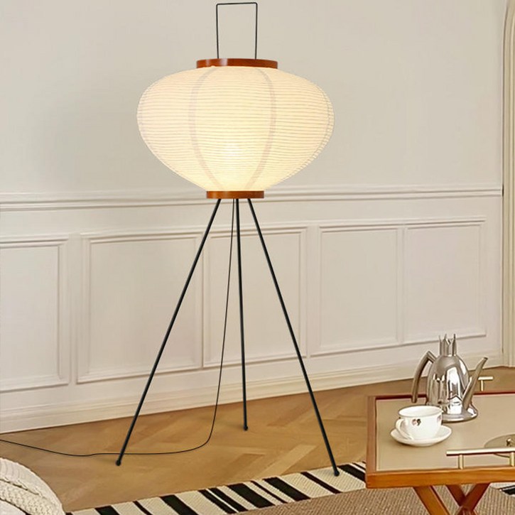 이사무노구치조명  Akari 앤틱 플로어 램프 한지조명  거실