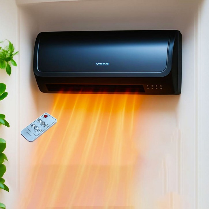 벽걸이온풍기 미니온풍기 원룸 노래방 독서실 가정용히터 욕실 화장실난방기 온풍기 스탠딩 벽걸이겸용 ptc 2.0kw, 단일상품