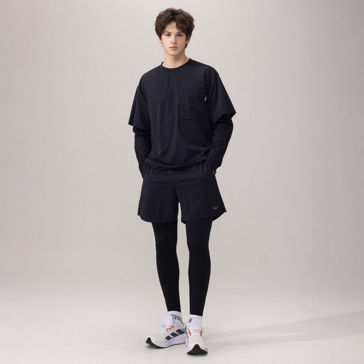 에버라스트 남자 반바지 레깅스 4부 러닝 슈트