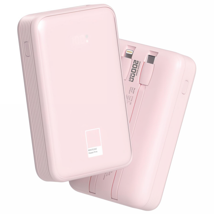 팬톤 22.5W PD 고속충전 빌트인 케이블 보조배터리 20000mAh