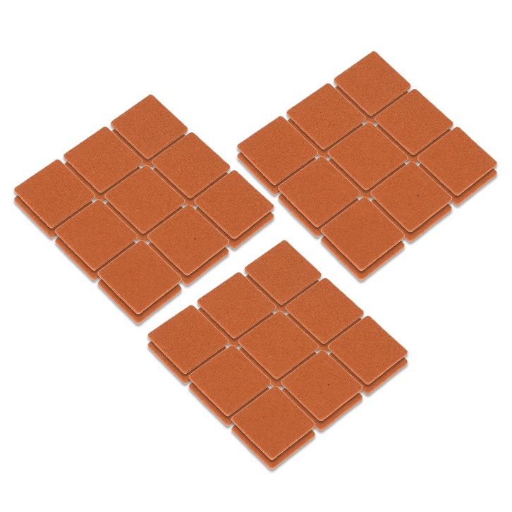 마루데코 바닥 긁힘방지 패드 사각 중 30mm 18p