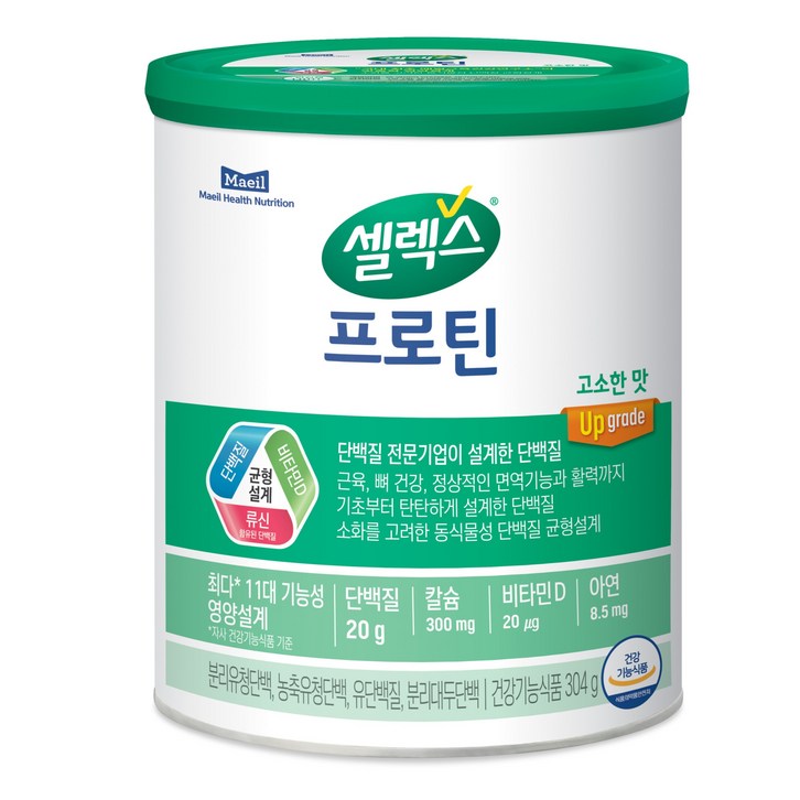 셀렉스 프로틴 고소한 맛, 304g, 1개 - 쇼핑뉴스