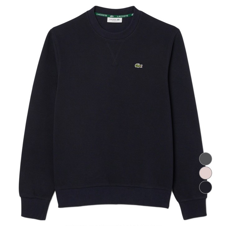 라코스테 여성용 더블페이스 피케 크루넥 맨투맨 SF524555N