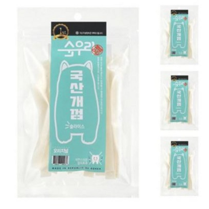 순우리 국산 수제개껌 슬라이스 60g