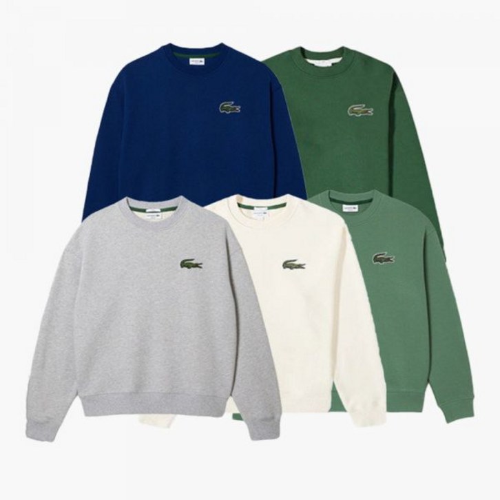 라코스테 LACOSTE 라코스테LACOSTE 남여공용 빅크록 맨투맨 티셔츠 390327