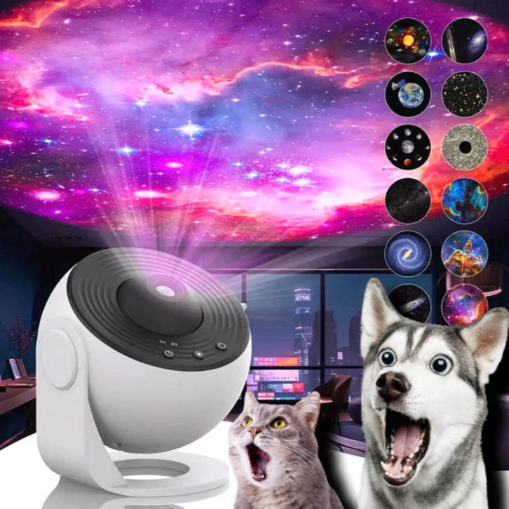 리베니 우주 무드등 집들이 선물 오로라 우주인 LED 수면등 천장 취침등 수유등 별 수면 거실 미니 침실 무선