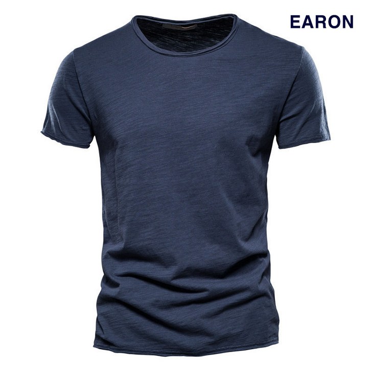 EARON 라운드 링클 반팔 티셔츠 EARON 라운드 링클 반팔 티셔츠