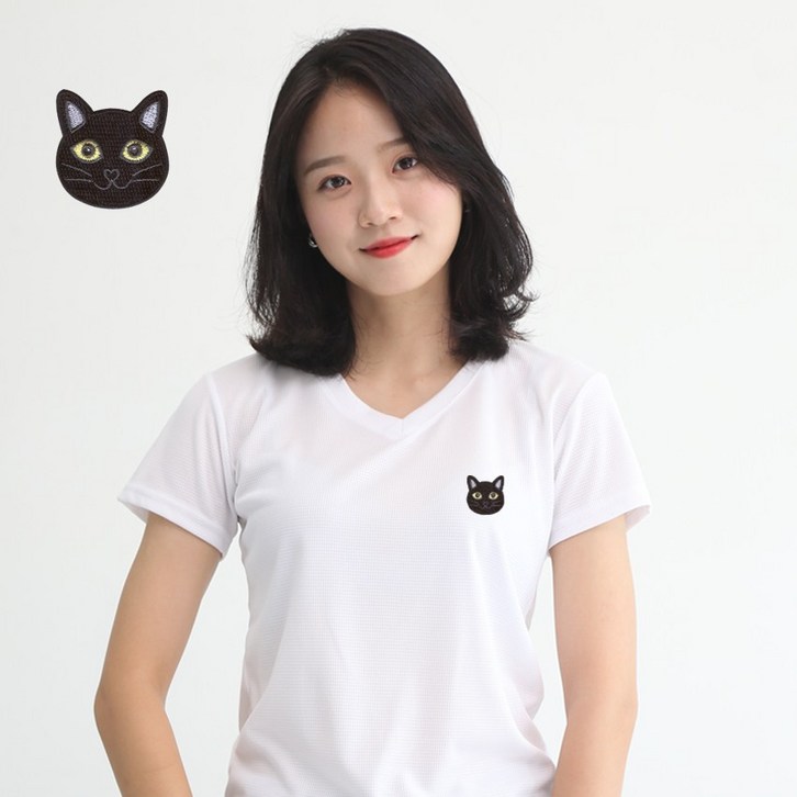 멋지군 기능성 브이넥 여성 반팔 티셔츠 - 쇼핑뉴스