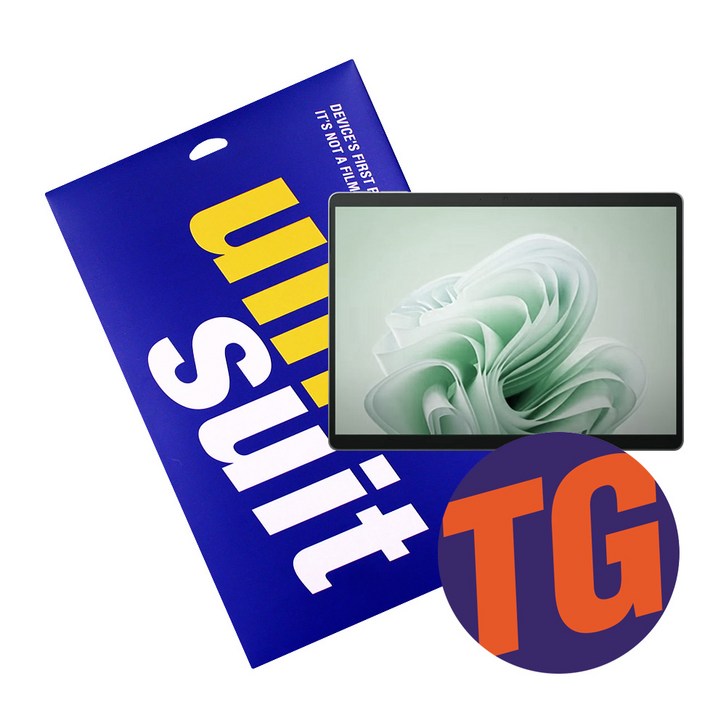 유니슈트 MS 서피스 프로 9 고강도 강화유리 액정보호필름 1매UT220864, 단일상품, 1개