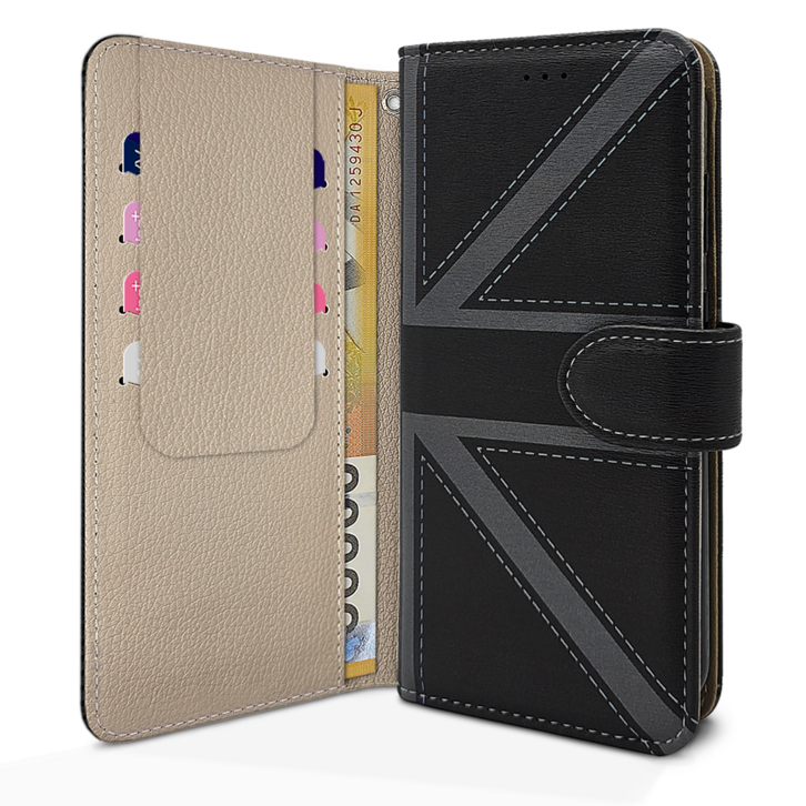 아리움 헤리스 런던 가죽 지갑형 카드 핸드폰 케이스