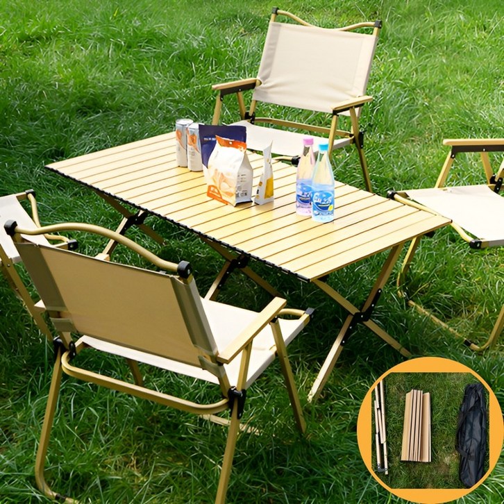 인사이트셀 접이식 롤 캠핑 테이블