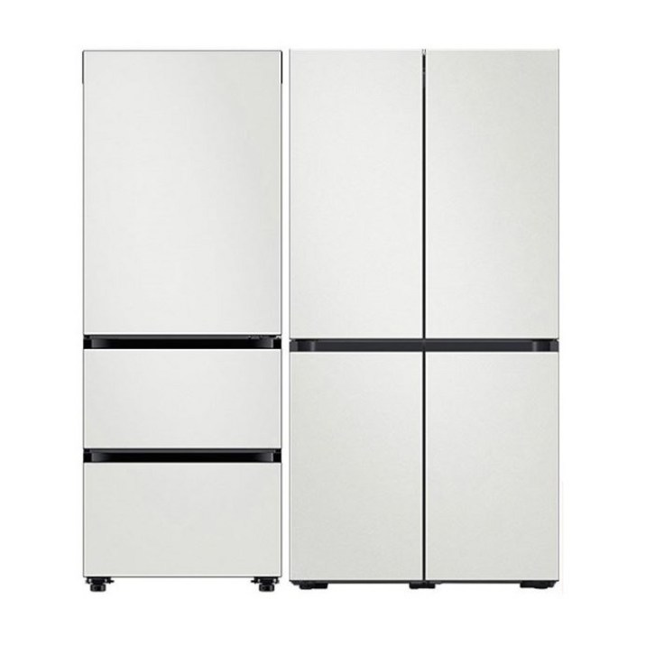 냉장고 삼성 비스포크 냉장고 김치냉장고 세트 코타화이트 RF60B91C3K32W