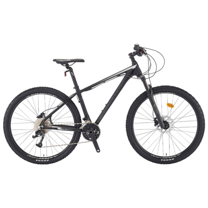 스마트자전거 테트라 7XX MTB 2024년 69.9cm27.5인치 33단 유압식디스크브레이크 입문용 미조립, 1개, 180cm, M사이즈 무광블랙