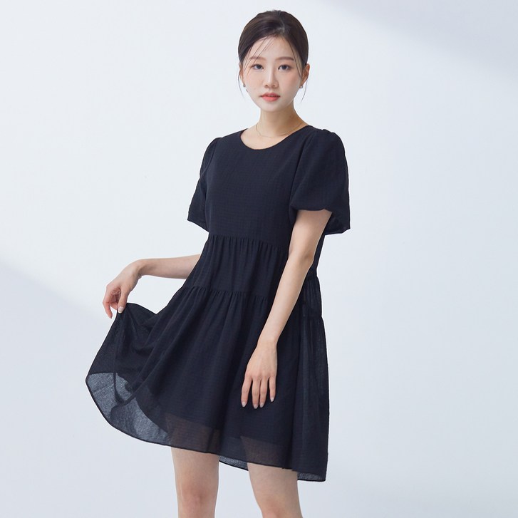 로엠 미니 캉캉 원피스