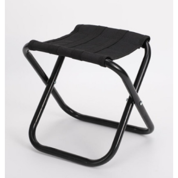 등산의자 낚시의자 휴대용 접이식 간이 초경량 캠핑의자, 1개, 일반 블랙
