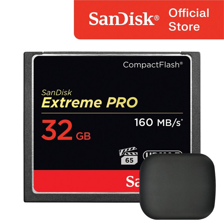 샌디스크 익스트림 프로 CF카드 카메라 메모리 / 메모리 보관 케이스, 32GB