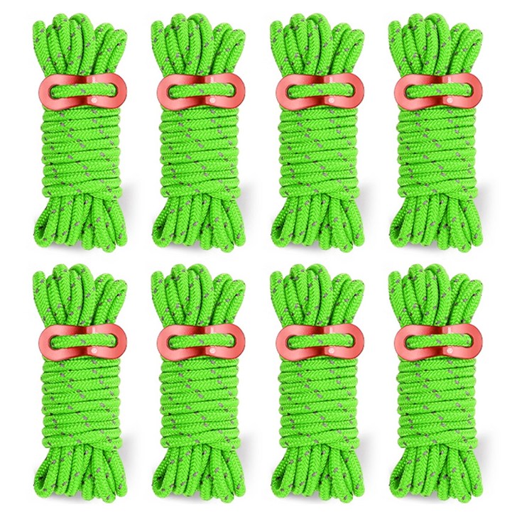 브리즈문 캠핑 스트링 타프 텐트 로프 줄  스토퍼 8세트