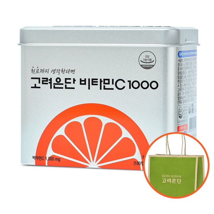 고려은단 비타민C 1000 쇼핑백, 180정, 1개