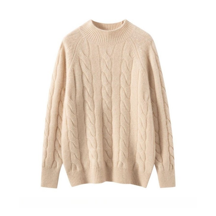 YD WORKS 명품 신상 캐시미어 100 꽈배기 터틀넥 니트 가디건 여성 가을 겨울 라운드넥 유럽풍 이탈리안 감성 북유럽 럭셔리 스타일