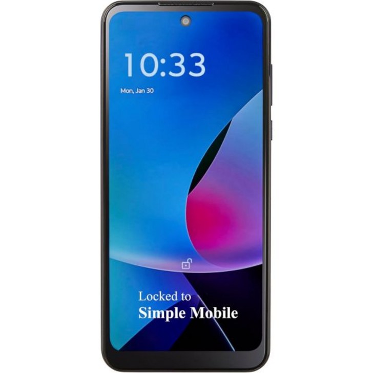 Simple 모바일 심플 모토로라 모토그 잠금 32GB 5000mAh 배터리 16MP 트리플 카메라 16.5cm 90Hz HD 디스플레이 블랙