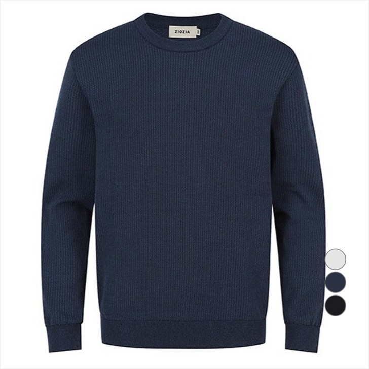 지오지아 남성용 워셔블 긴팔 니트 AEF1ER1102