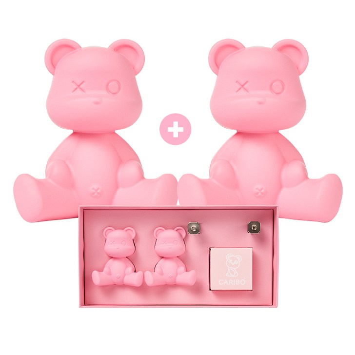 2개 1세트 카리보 허그베어 차량용카퍼퓸, 베르가못Bergamot, 1개