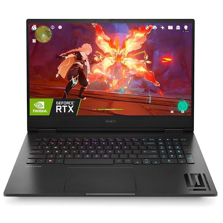 HP 2023 오멘 노트북 16.1 라이젠 7 지포스 RTX 4060, 쉐도우 블랙, 512GB, 16GB, WIN11 Home, 16xf0052AX