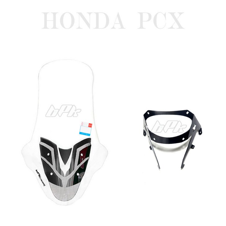 BPK 19 23 24 년 PCX 롱롱 스크린 98CM 대왕 롱 윈드스크린 브라켓포함 바람막이 방풍 보호 튜닝, 1개 BPK 19 23 24 년 PCX 롱롱 스크린 98CM 대왕 롱 윈드스크린 브라켓포함 바람막이 방풍 보호 튜닝, 1개