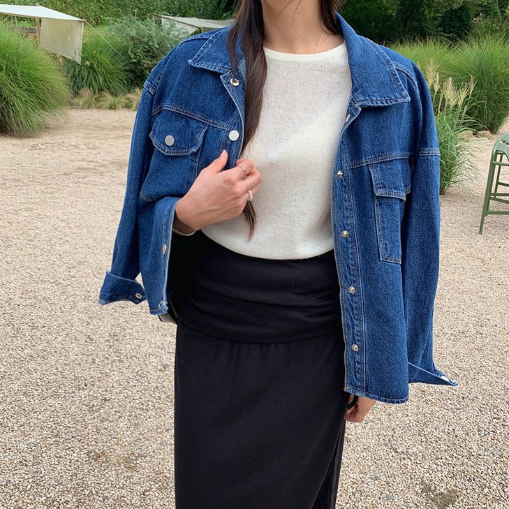 미아마스빈모드라인 데님 자켓