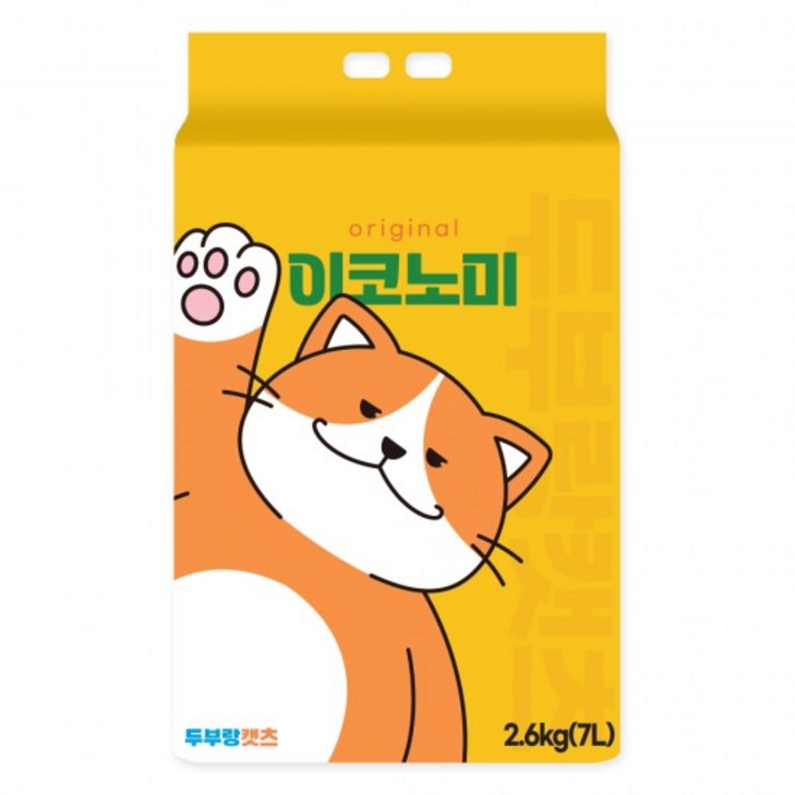 고양이모래 두부랑캣츠 이코노미 두부모래 오리지날 2.6kg x 6개
