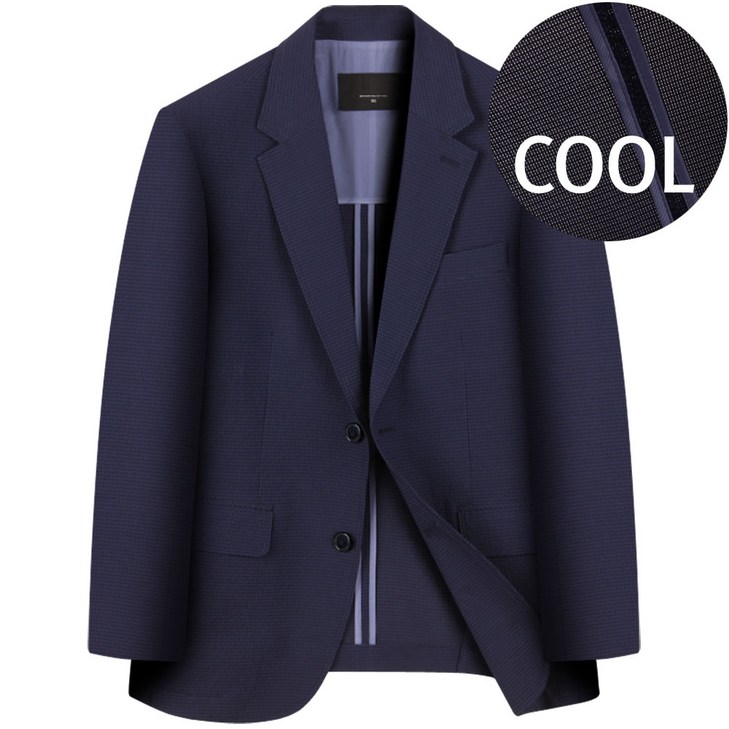 중년 남성 여름 콤비자켓 시원한 남자 쿨 여름용 정장 마이 양복 자켓 빅사이즈 95110