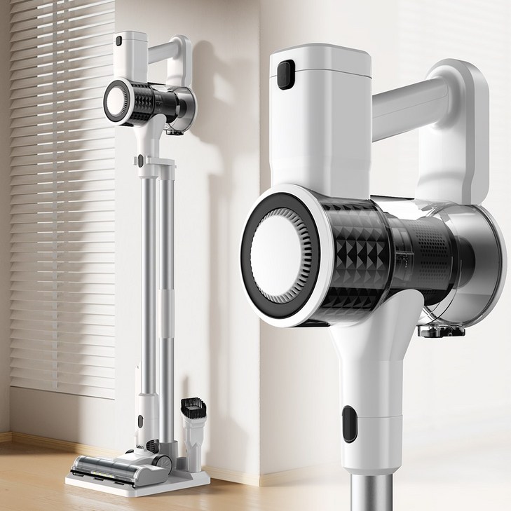 최신형 차이슨 무선 스틱 청소기 BLDC 흡입력 좋은 진공청소기  거치대  다양한 구성품  평생AS