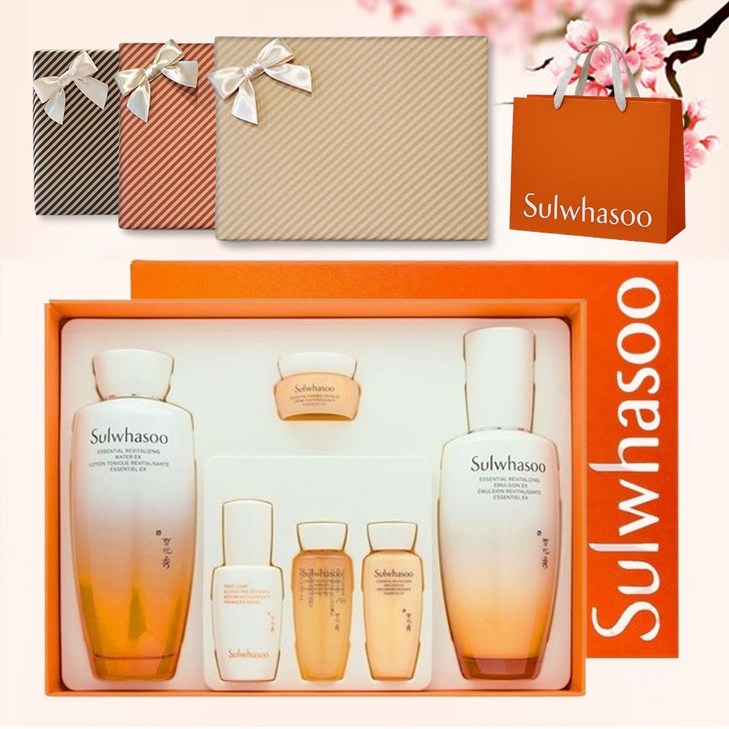 아모레 자음 에센셜 데일리 스킨로션 세트 선물용포장 쇼핑백포함 40대 50대 화장품 추천