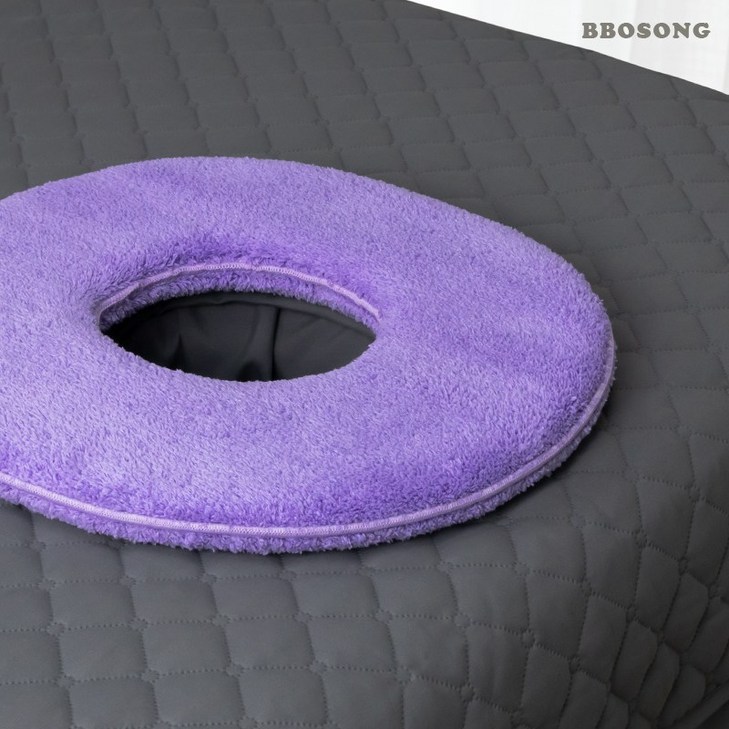 현대교역 뽀송뽀송 도톰 미용 안면 베개 경락 베개 피부 미용 재료 관리실 업소용 한국, 1개