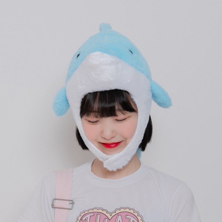 말랑마쥬 인생네컷 동물 캐릭터 모자 할로윈 파티 소품