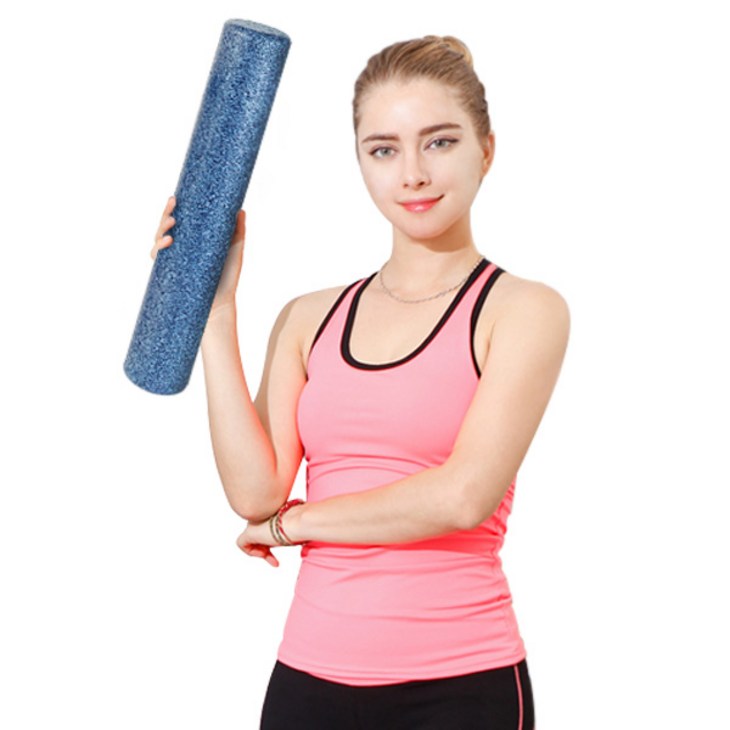 워너바디 웨이버 EPP 폼롤러 45cm 원형 런닝 롤러 운동가이드 증정, 45 x 8cm 원형 다크블루, 1개