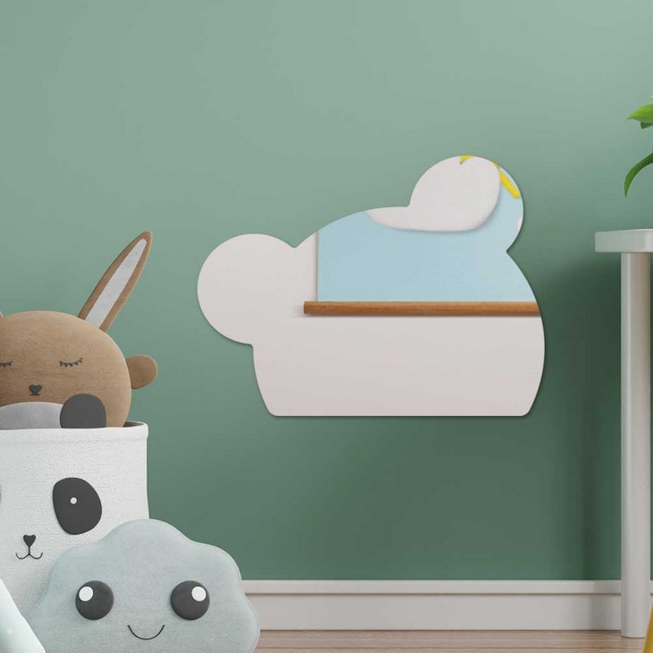 온미러 붙이는 안전거울 아크릴 동물 유아용