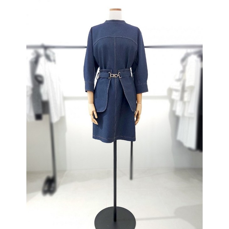 국내백화점 부산점 모조에스핀 모100 벨티드 원피스 J243MSE009 여성