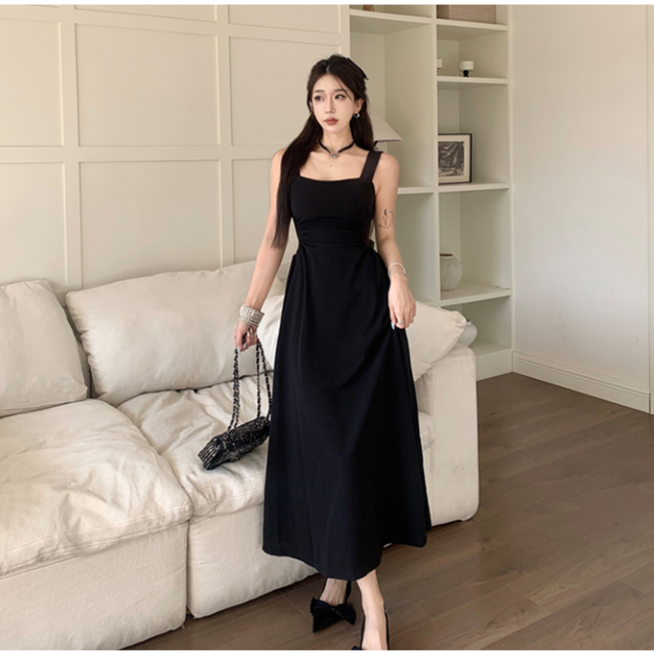 미소르 여성 스퀘어 넥 원피스