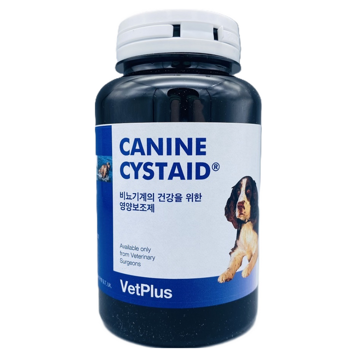 벳플러스 캐나인 시스테이드 120캡슐 CANINE CYSTAID 강아지용 비뇨기계 보조제, 120정, 유리너리스트레스, 1개