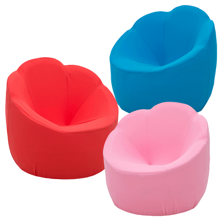 고암통상 플라워 1인용 소파 ( 성인 베이비 공용, 안락하고 편안한 1인 쇼파 의자), 핑크