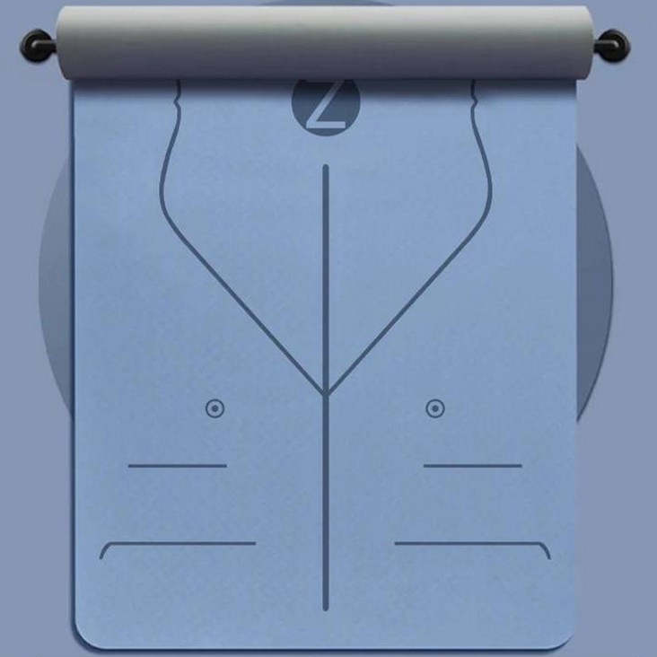 두꺼운 안미끄러지는 필라테스매트 투톤 TPE 요가매트  전용가방  10mm