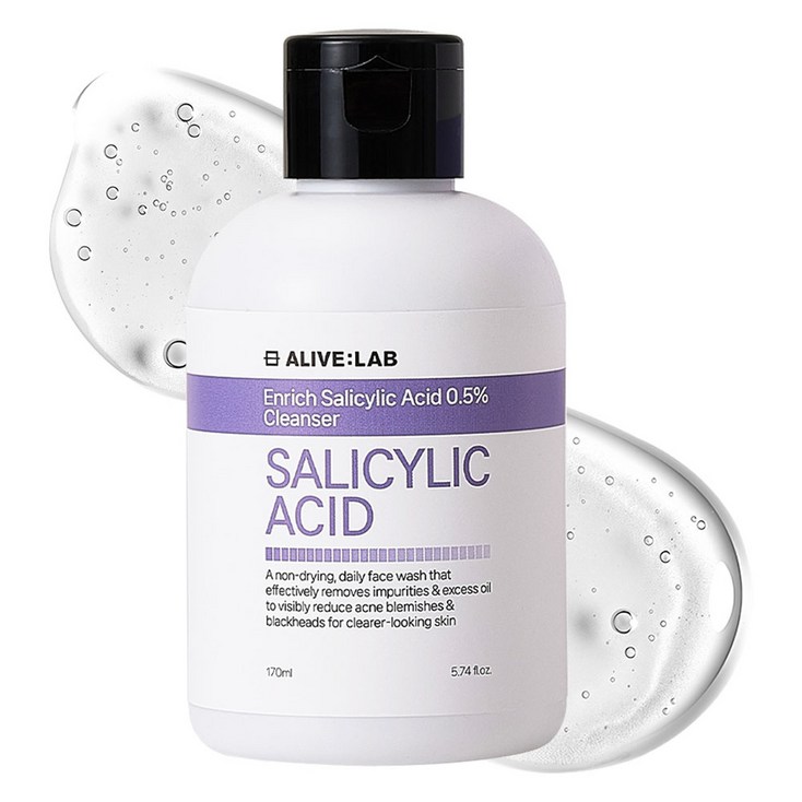 얼라이브랩 엔리치 살리실산 0.5 클렌저, 1개, 170ml