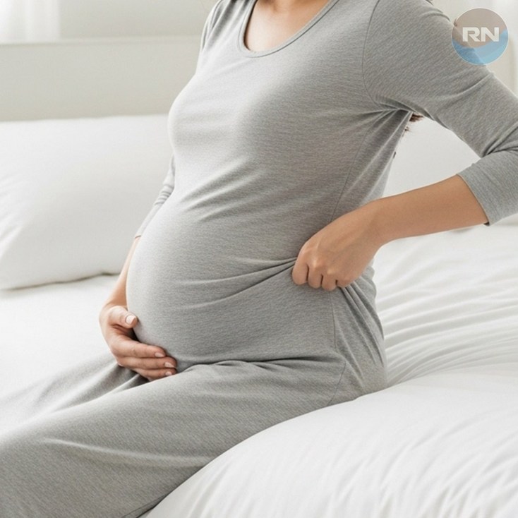 임산부 홈웨어 원피스 긴팔 수유복 캐주얼 여성용 잠옷