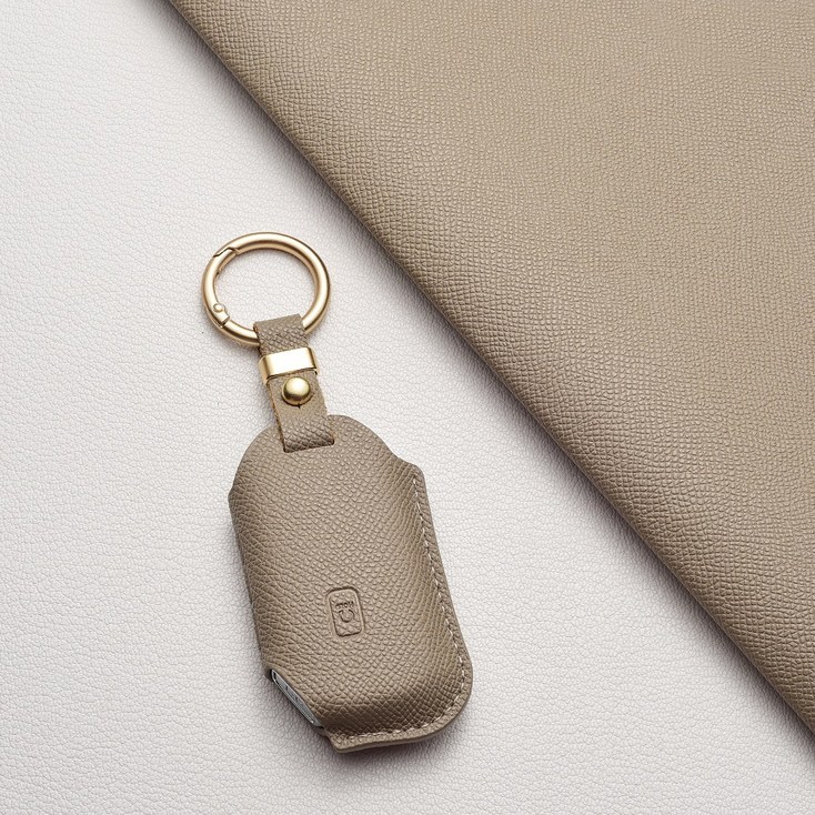 기아 호환 스마트키 케이스  키홀더 EV6모하비쏘렌토 MQ4니로스포티지 NQ5셀토스카니발K8K7K5K3 차량용품, 기아 E5 타입5버튼, 에토프그레이