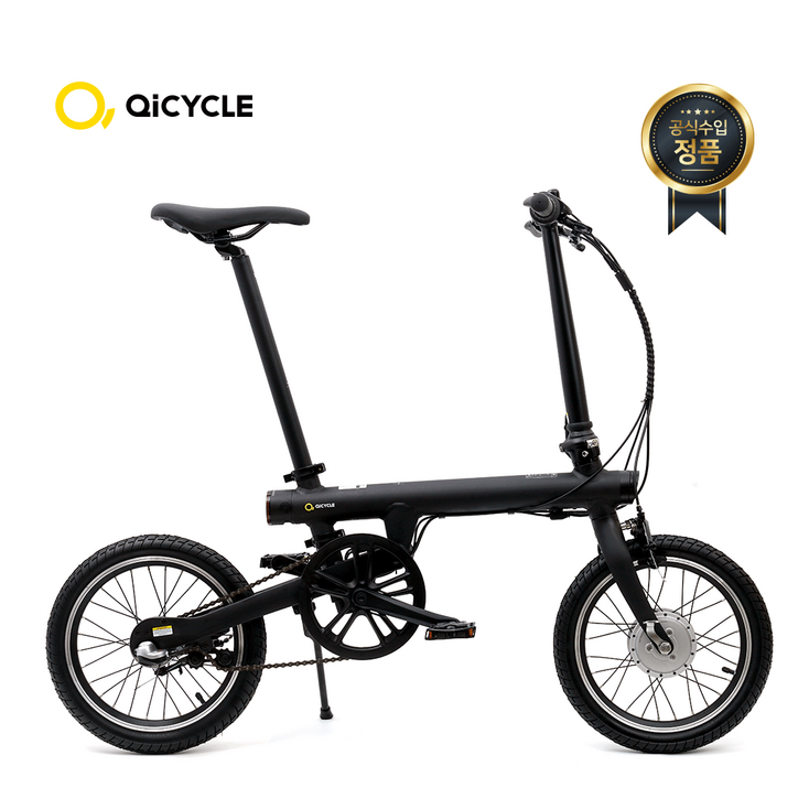 치사이클 EF1 클래식 블랙 전기자전거 초경량 접이식 미니벨로 자전거 토크센터 수입정품, 무광블랙 - 투데이밈